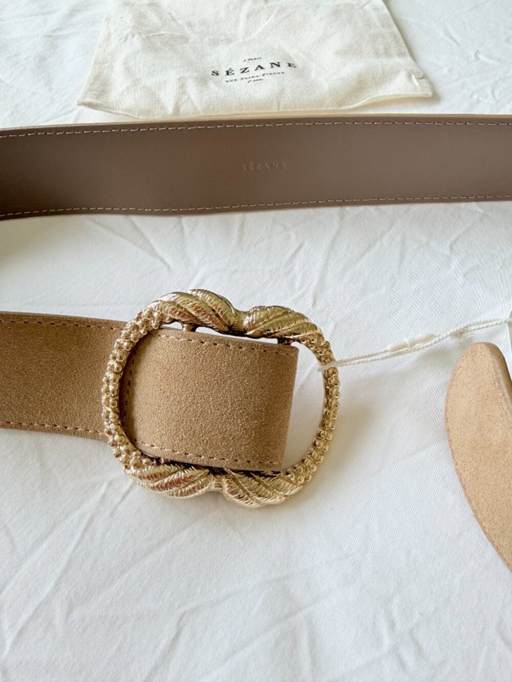 Sézane Artemis Belt - Beige - Picture 4 of 11